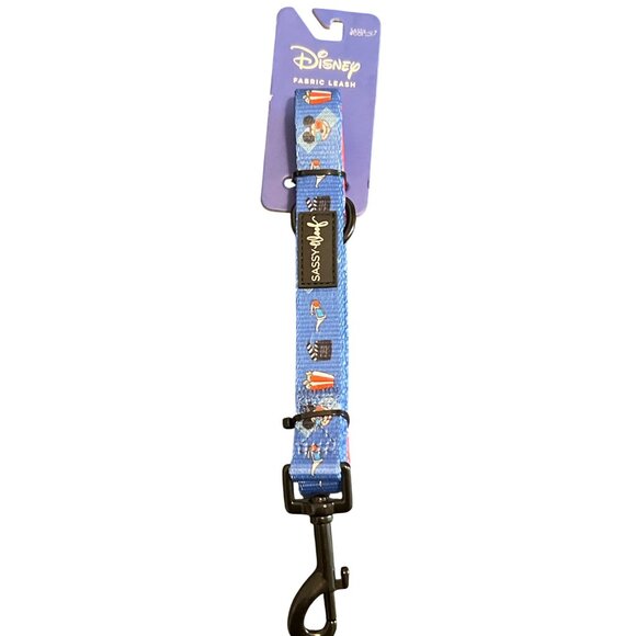 Disney Sassy Woof Dog Leash Harness Set Blue Red Mickey Mouse Popcorn Sz XL NWT - Picture 3 of 6